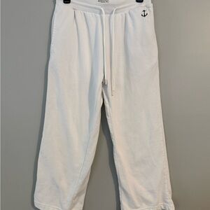 Cuffy’s White Nautical Women's Capris Women’s Small